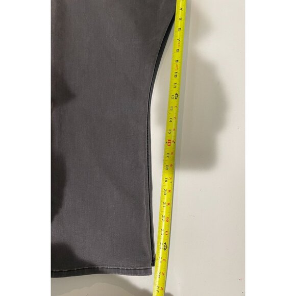 NWT Jen 7 Cropped Kick Jeans Size 18 Light Wash Whiskers Zip Stretch - Picture 11 of 14